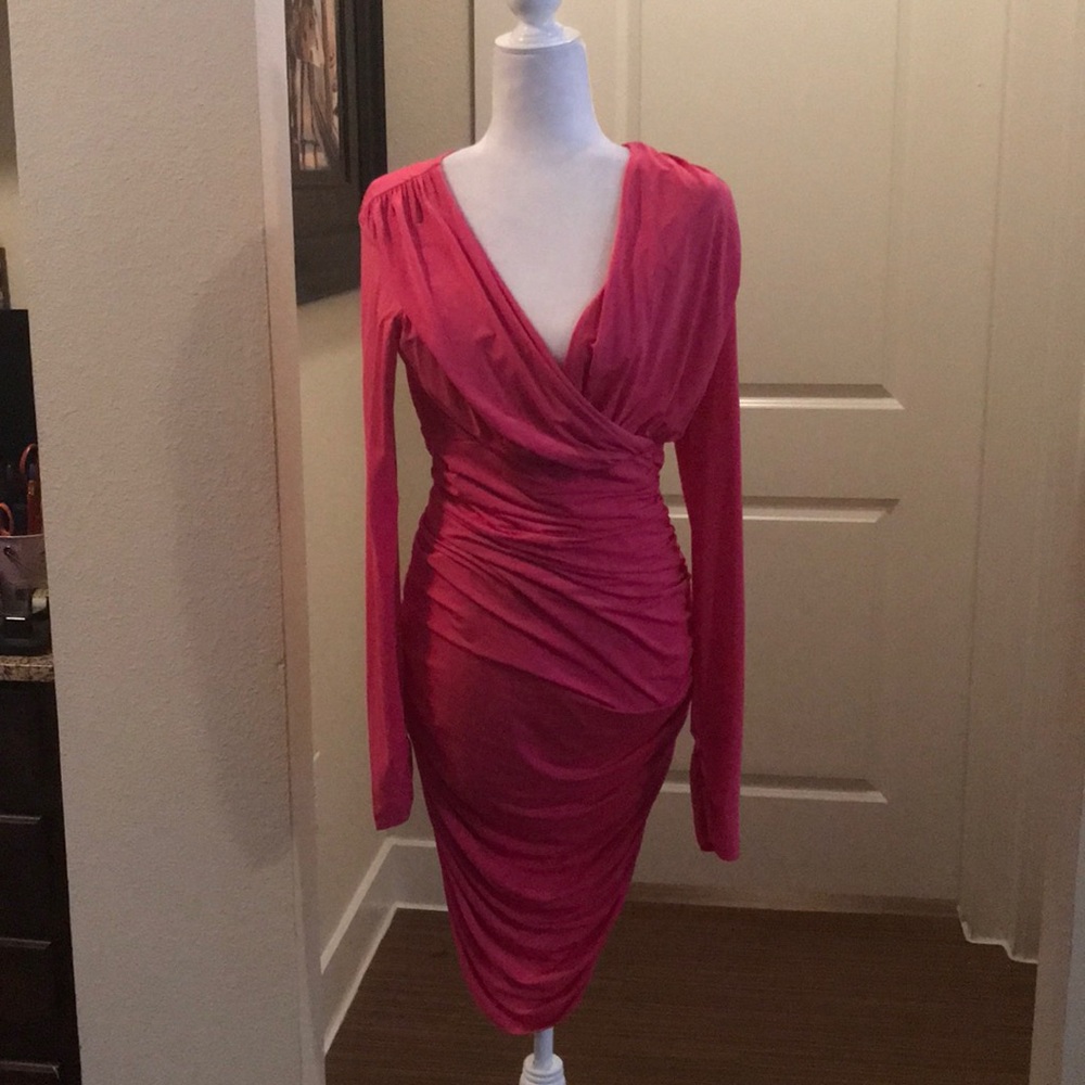 BCBGMaxAzria Pink Dress